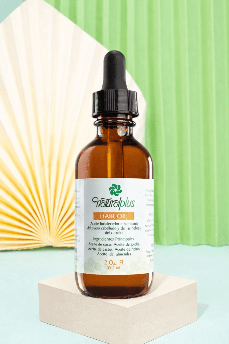 Hair Oil 2oz dropper bottle